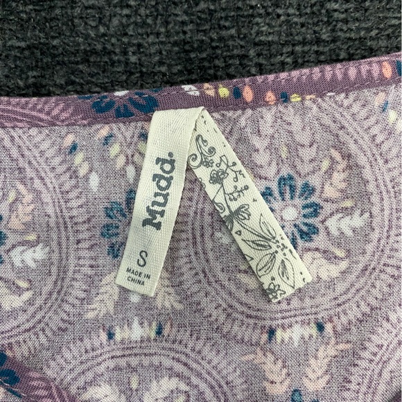 Junior’s Mudd Crop Top; Size Small; Purple; ONLY WORN ONCE - Picture 4 of 4